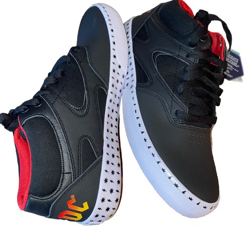 AC/DC DC Shoes size 9.5 mens pair kalis vulc mid style new Angus Young - Picture 6 of 14
