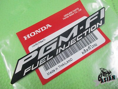 Fit HONDA MSX125 GROM125 PGM-F1 FUEL INJECTION STICKER GRAY-BLACK  NOS. [as6101]