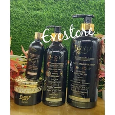 Easy glow full  set lotion, shower gel, serum, and face cream  4 In 1 Set