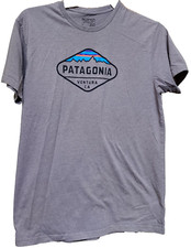 Patagonia Gray T-Shirt Size Large Ventura, CA Slim Fit