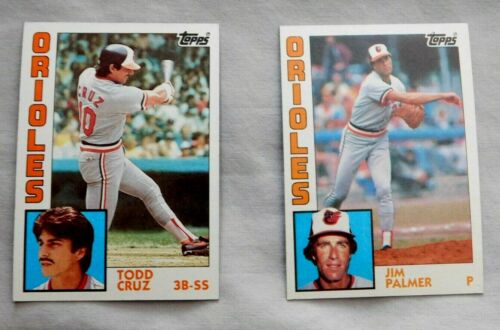 1984 Topps Baltimore Orioles Baseball Card Pick one - Afbeelding 1 van 32
