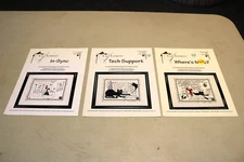 CROSS STITCH CALICO CROSSROADS CHART WHERES MINE TECH SUPPORT IN-SYNC CATS