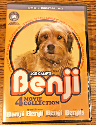 Benji Collection DVD 1 2 3 4 Movie Set For The Love Of Off The