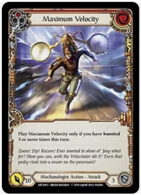 1x Maximum Velocity - ARC UNL NM ENG FAB