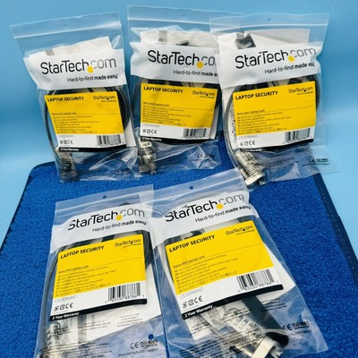 5x StarTech 6ft 4 Digit Combination Anti Theft Laptop Cable Lock LTLOCKNANO