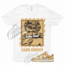 ENERGY T Shirt to Match Dunk Low WMNS Gold Suede Celestial Wheat Midnight Navy 1