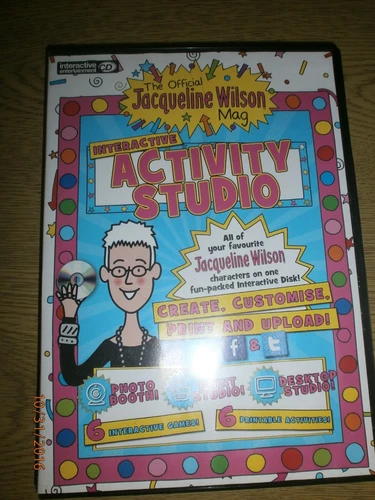 interactive cd-rom the official jacqueline wilson mag activity studio