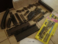 Atlas HO brass snap track assortment Lot 1