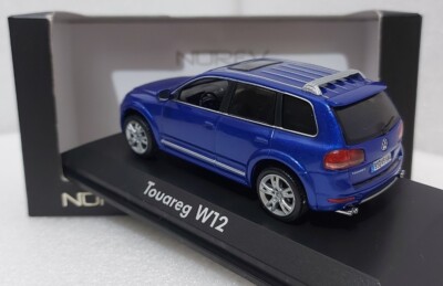 VW Volkswagen Touareg W12 450 HP 2005-2010 Deep Blue 1:43 Norev