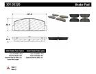 Disc Brake Pad Set-Premium Ceramic Pads with Shims Rear Centric 301.03320