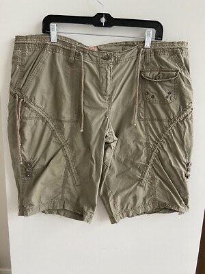 NoBo cargo shorts dark khakis women's size 19