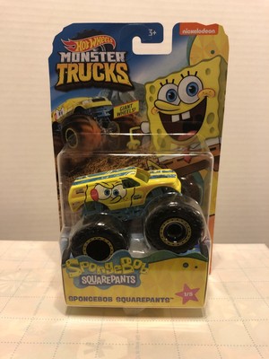hot wheels monster trucks spongebob