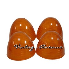 LENTE SEÑAL GUIÑO HONDA C50 C65 C70 C90 CM90 CM91 4 PIEZAS (YA)
