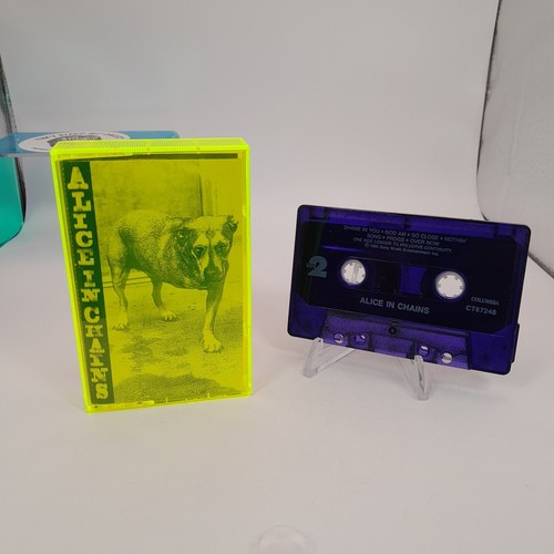 Alice In Chains - Self-Titled 1995 Original Purple Cassette Tape Green Case EX