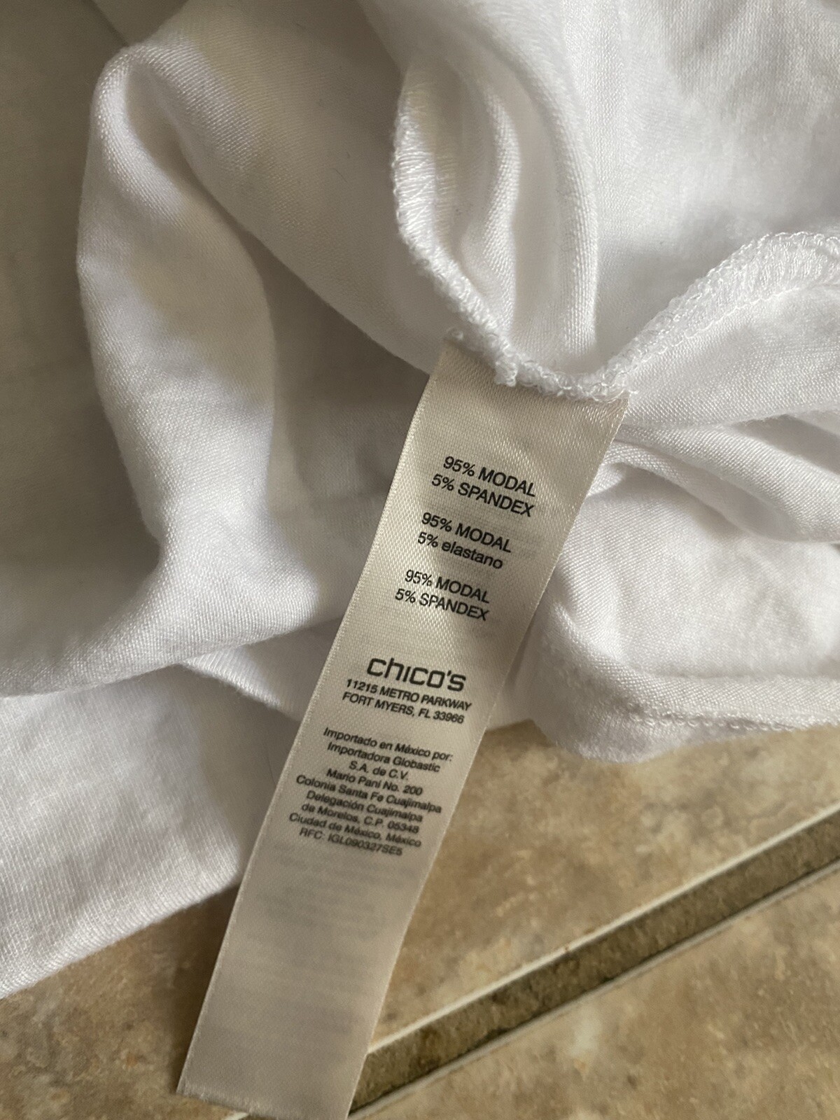 Chico’s 1 Graphic Modal Soft Basic Tee - image 4