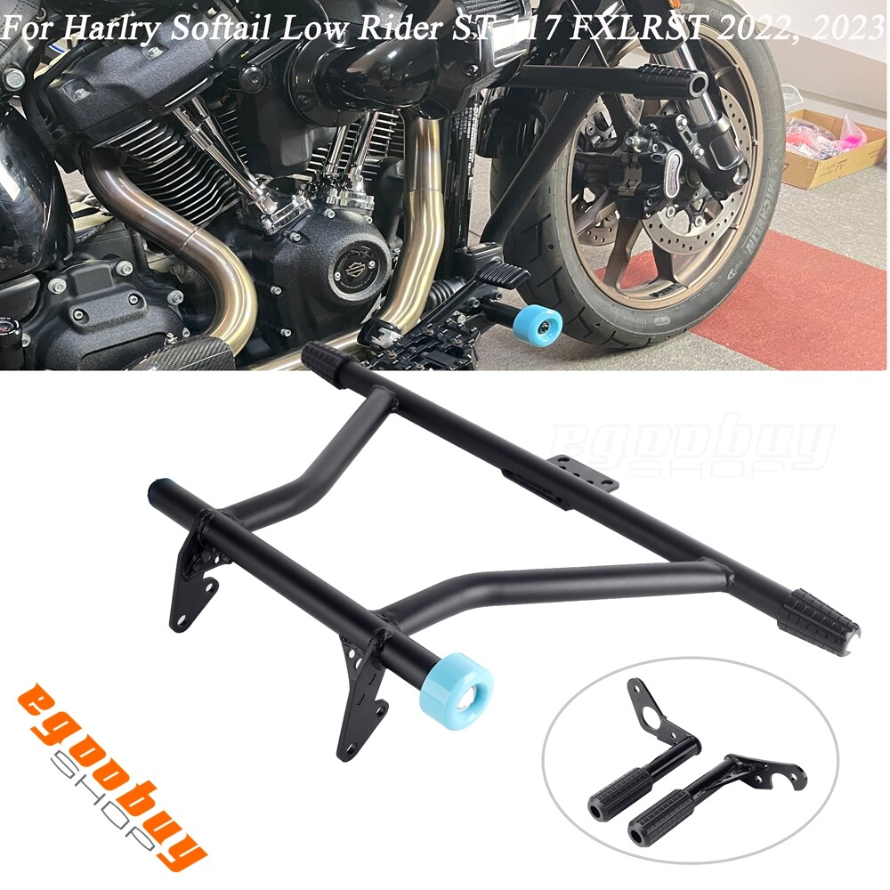 Highway High 2 Step Crash Bar Fit Harley Softail Low Rider