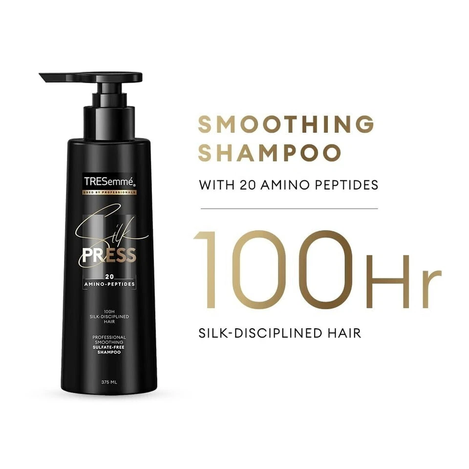 Shampooing lissant Tresemme Silk Press (375 ml) - Photo 2/4
