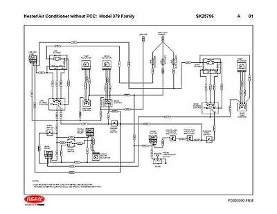 Peterbilt 379 Family HVAC Wiring Diagrams (with & without PCC) 04/2004