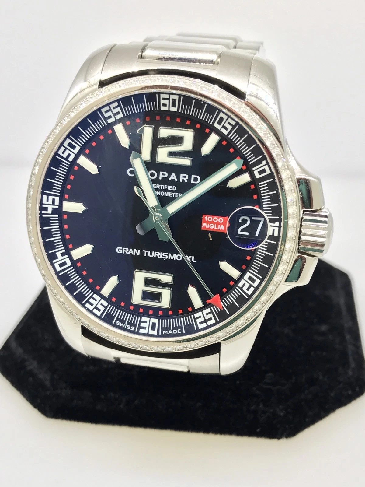 Chopard — CHOPARD MILLE MIGLIA GRAN TURISMO XL DIAMOND MENS WATCH NEW! RETAIL