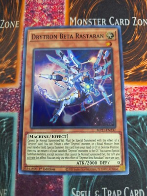 Yu-Gi-Oh! Drytron Beta Rastaban MP21-EN237 Super Rare 1st Edition Near Mint