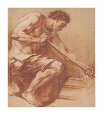 Francis Boucher Worker at a Forge : Archival Giclée Art Print