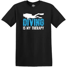 Diving T-Shirt "Diving Is My Therapy"