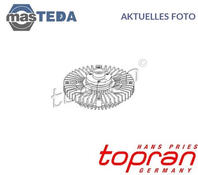 109 607 VISCO KÜHLER LÜFTER RAD WASSERKÜHLER TOPRAN FÜR AUDI A4,A6,B5,C5,B6