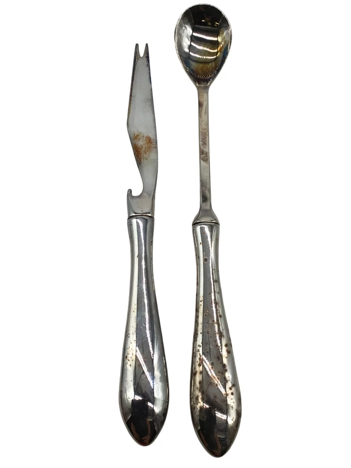 Juego de cócteles bartenders de acero inoxidable con estuche negro Foto 2 de 4