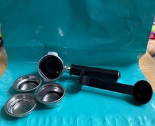 Delonghi 51mm portafilter w/ 3 filter sizes and tamper ECP3220, ECP3420, ECP3630
