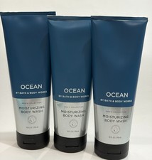 3 x Bath  Body Works Men's Collection Ocean Moisturizing Body Wash 10 oz