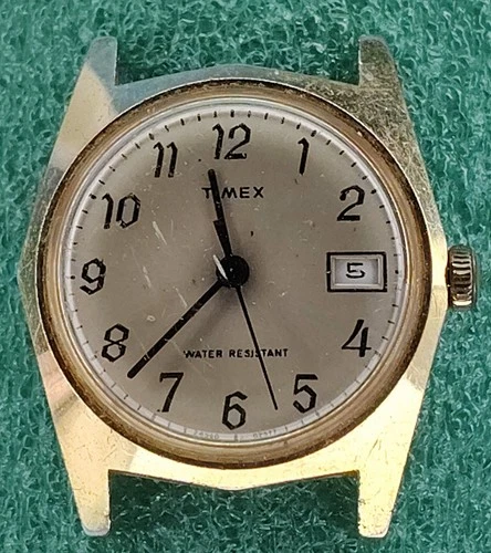 lot C2158 mens 1977 Timex Sprite Manual Wind Vintage Watch Parts