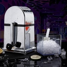 Tritaghiaccio con base antiscivolo, macchina per ghiaccio tritato per bar,