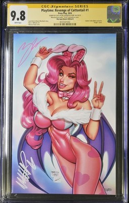 Playtime Bonnie Sig Series CGC 9.8 Virgin Signed By Marissa Pope and Zach Petri