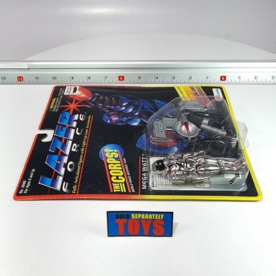 Vtg The Corps Lazer Force MEGA WATT figure SEALED moc 1994 Lanard