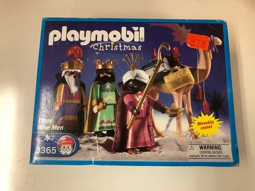 Playmobil Vintage Christmas Three Wise Men, Camel Nativity Play Set 3365 NEW