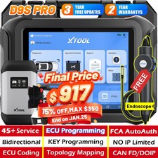 2026 XTOOL D9S PRO WIFI Scanner E.CU Programm...