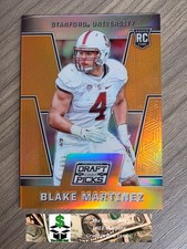 2016 Panini Prizm Draft Blake Martinez RC ORANGE PRIZM 3/5 card #246 Stanford