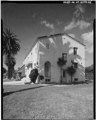 Photo:San Pedro CA Fort MacArthur 1930s NCO Quarters Pacific Avenue