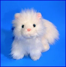 HM110 Ganz Webkinz - Persian Cat - 12" Plush Stuffed Cat - No Code - Pre-Owned