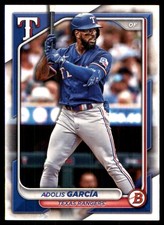 Adolis García 2024 Bowman #6 Texas Rangers MLB READ FREE SHIPPING AutographDen