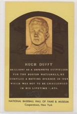 1964-81 National Baseball Hall of Fame and Museum Postcards Hugh Duffy HOF 3d5