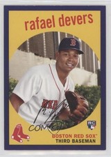 2018 Topps Archives 1959 Design Purple 147/175 Rafael Devers #40 7xr