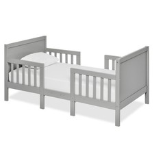 Toddler Bed 3-in-1 Convertible Low-to Floor Design Cool Grey 639-CG Dream Hudson