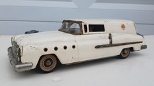 Vintage German Gunthermann Tin Friction Ambulance 11 Inches