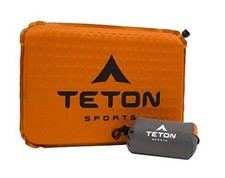 Teton Camping Seat Cushion; Stadium Seat; Office Chair; Car Pad; Orange