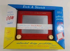 Etch A Sketch Drawing Toy New In Box Ohio Art Bryan OH Classic Magic Screen 2002