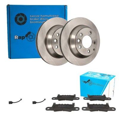 RAP BRAKES BREMSENSET 330mm HINTEN passend für VW TOUAREG 7P Bj. 2010 - 2018