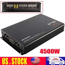 4500W 12V 4 Channel Powerful Stereo Audio Power Car Amplifier Bass Amp US