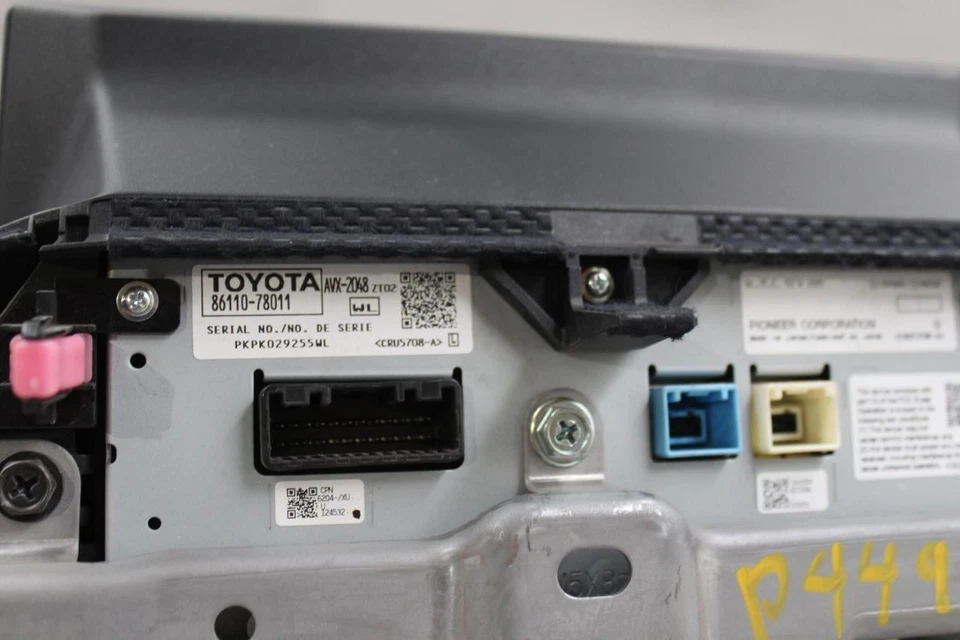 Info-GPS-TV Screen 7" Display Dash Mounted 2015-2017 LEXUS NX200T OEM 41508 - Image 3 of 4