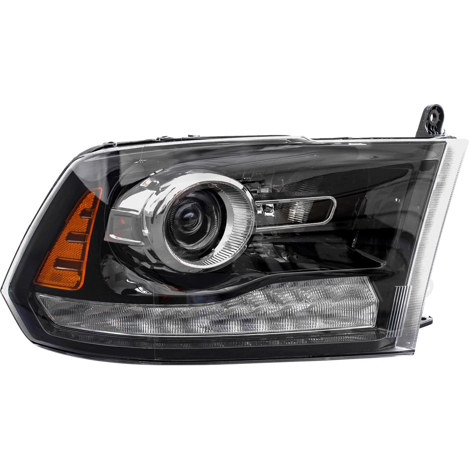 Faro compatible con 1500 tipo proyector 2016-2018 con bisel negro derecho 68324932AD Foto 2 de 4